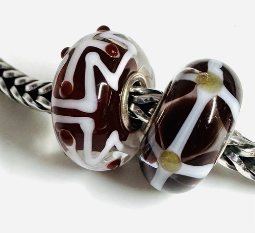 Trollbeads unique burgundy - trollbeads, in
