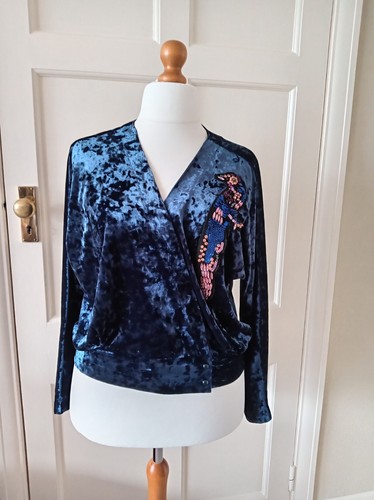 Zara woman blue - woman, velvet
