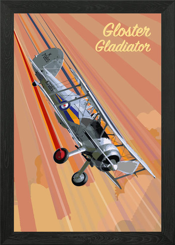 Gloster gladiator pop - pop, art