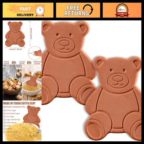 2pcs terracotta brown - terracotta, sugar