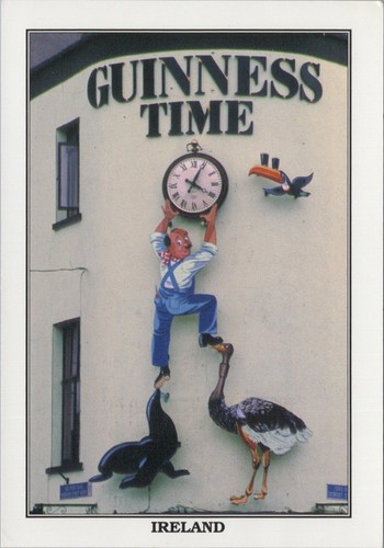 Ireland postcard guinness - ireland, postcard: