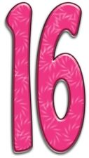 Number 16 Cardboard Cutout Fun Figure 171cm Tall -Great for Special Celebrations