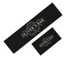Personalised Bar Runner Any Text Beer Mat Ideal Home Pub Cafe Occasion 21