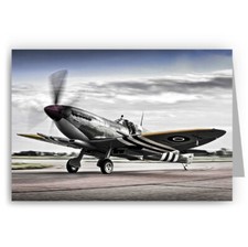 Warming Up For D-Day Spitfire