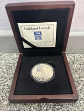 2017 Falkland Islands 35th Anniversary of Liberation One Crown Limited EDT Coin