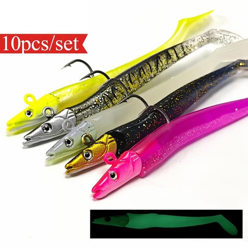 10pcs soft fishing - 10pcs, lures