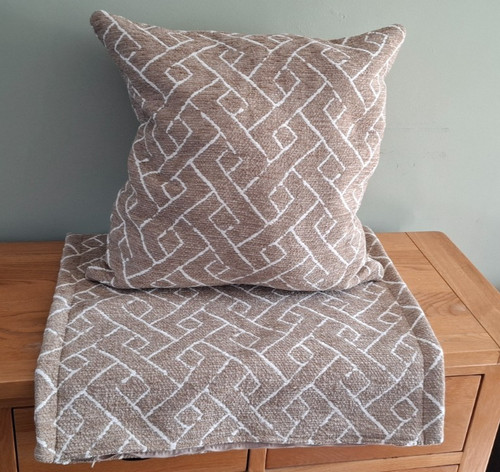 Cushion covers nutmeg white - &,