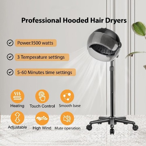 Portable salon hair - dryer, hood
