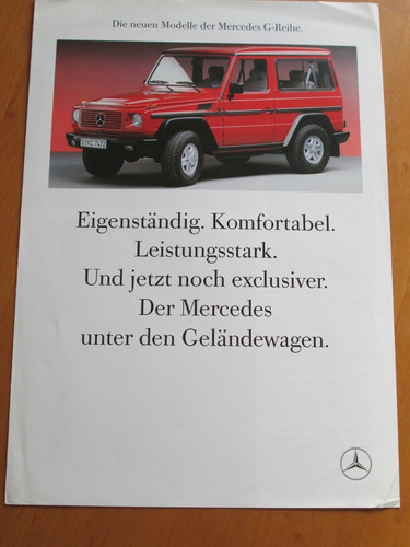 Brochure mercedes models - brochure,