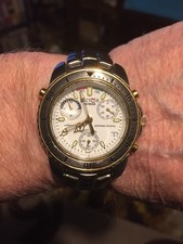 Sector 550 mans quartz watch. Working, new battery. 35mm.