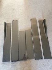 Universal Audi 2.2m Side Skirt Extension Rocker Panel Splitter Lip Fibre Glass E