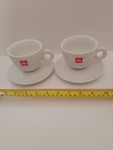 Illy coffee cup saucer red - illy,