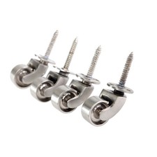 new SOLID BRASS CASTORS DULL