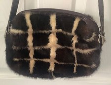 REAL MINK FUR SHOULDER BAG