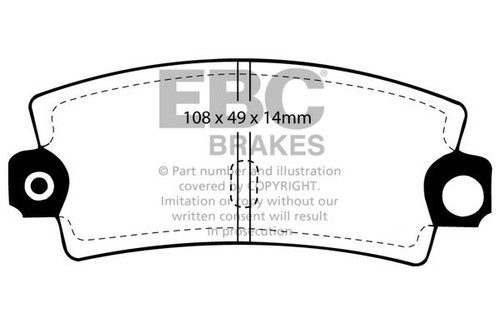 Ebc ultimax rear brake - rear,