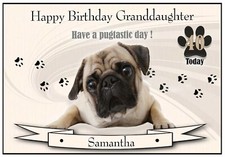 Personalised Pug Dog Theme