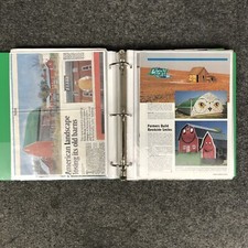 Vintage COUNTY BARNS Artist Reference Binder W/ Hundreds Of Photos Estate Find 2