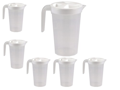 Plastic jug with white lid - jug,