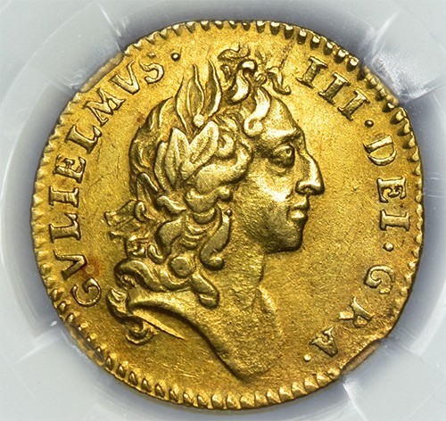 King william the iii 1695 - king, gold