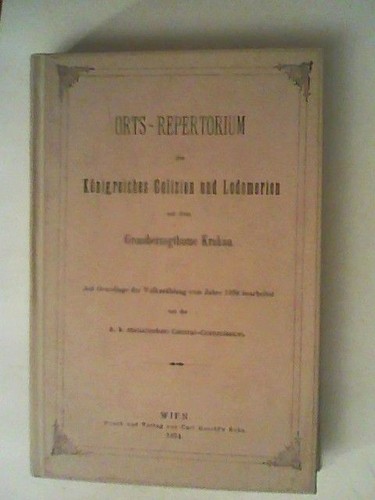 Orts repertorium des - orts-repertorium,