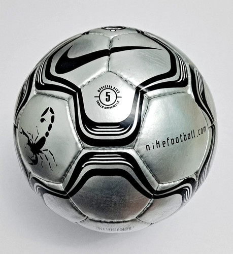 Chrome scorpion soccer ball - soccer,