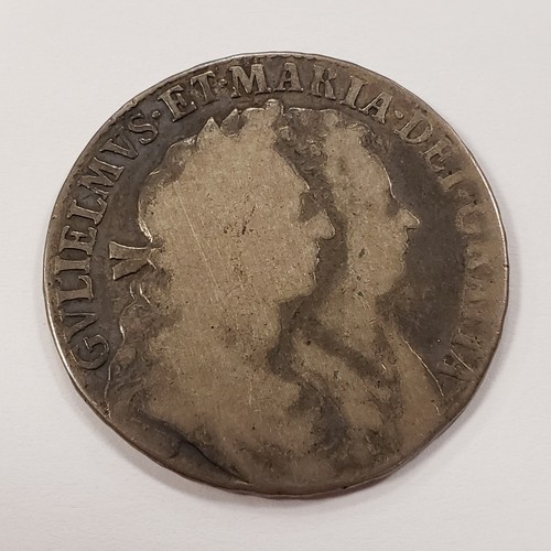 1689 great britain half crown - 1689,