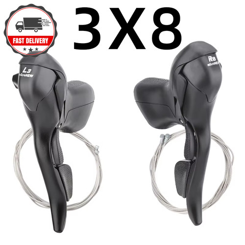 Micronew road bike shifter 3x7 - road,