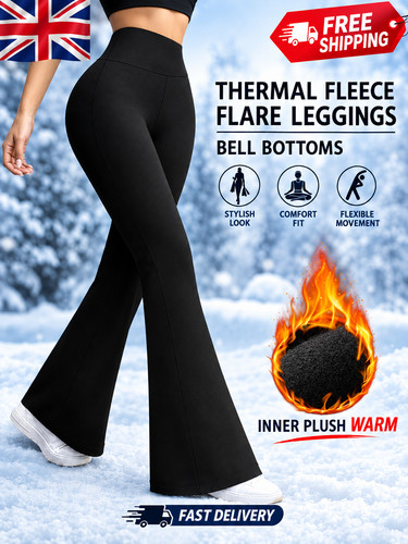 High waisted fleece - fleece, flare