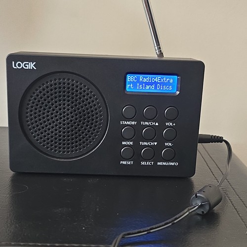 Logik black dab portable - dab, radio