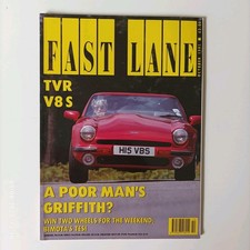 Fast Lane October 1991 featuring TVR V8 S, VW Corrado G60, Polo G40, NAZCA M12