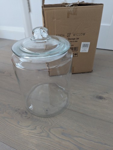 Glass storage kitchen jar - glass,