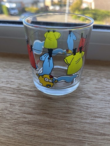 Simpsons vintage nutella glass - simpsons,
