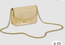 Jimmy Choo Parfums Gold Shoulder Bag Chain Strap/Crossbody/ Clutch  BNIB