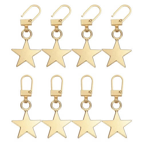 Pcs gold zipper pull - pcs,