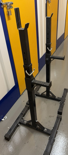 Adjustable steel squat rack - squat,