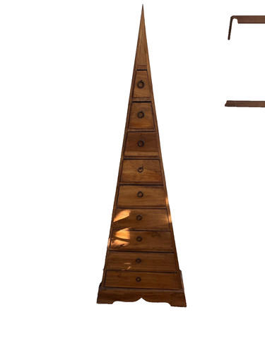Pyramid drawer unit wood