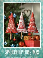 Scandi Tree decorations Angel Reindeer Star Christmas Cross Stitch Chart