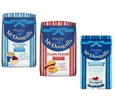 FLOUR SELECTION MCDOUGALLS - PLAIN, SELF RAISING, SUPREME SPONGE 1KG 