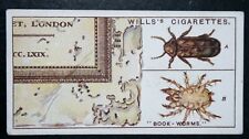 DEATH-WATCH BEETLE  & BOOK MITE  Vintage Card  EE26