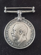 KING GEORGE V WW1 SILVER MEDAL