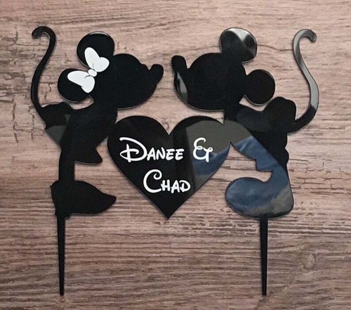 Personalised mickey minnie - mickey,