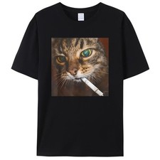 Funny Smoking Cat Cigarette