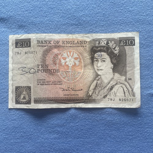 Old ten pound note - old,