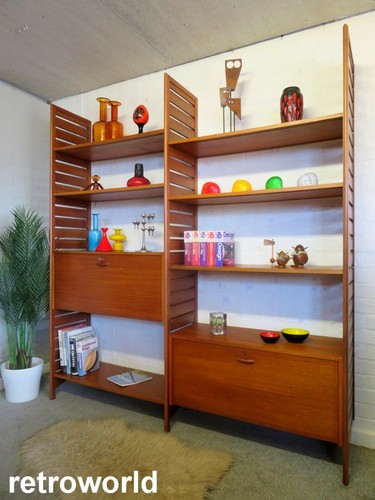 Mcm vintage retro teak staples - teak,