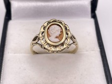 9ct Gold Hallmarked Cameo