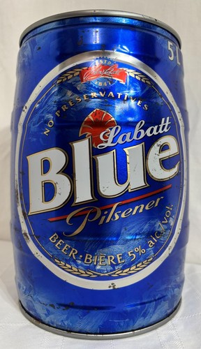 Used empty labatt blue - used,
