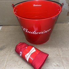 New BUDWEISER RED  Metal Ice