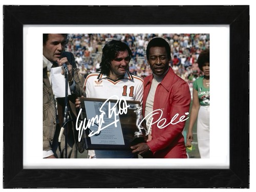 George best and pele - pele, signed