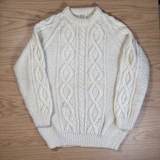 Hand Knitted Aran Jumper Size