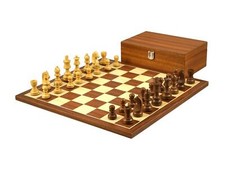 Mahogany Chess Set 16 Inch